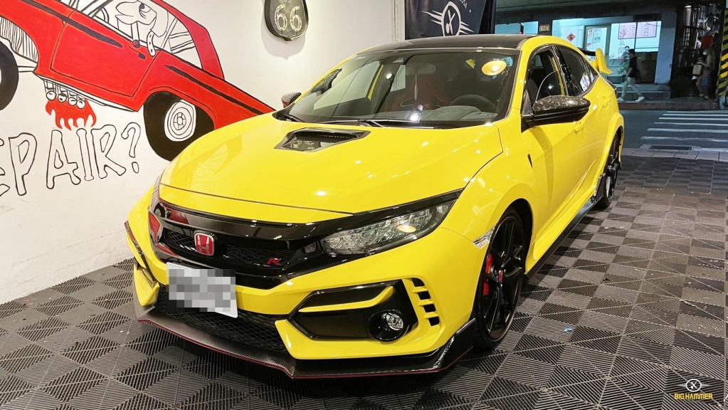 Honda Civic Type R 葉子板凹痕修復