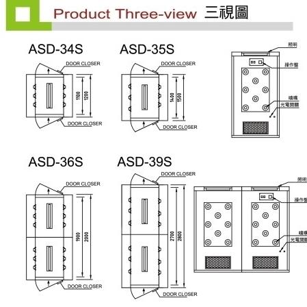 空氣浴塵室 AIR SHOWER