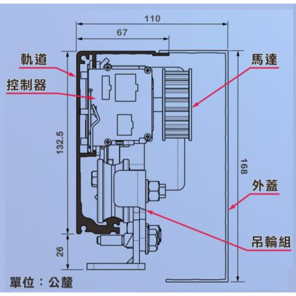 HW-TH-3 平移門機