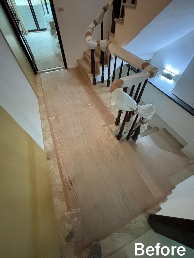 台南地毯-透天樓梯 | 台南樓梯地毯施工