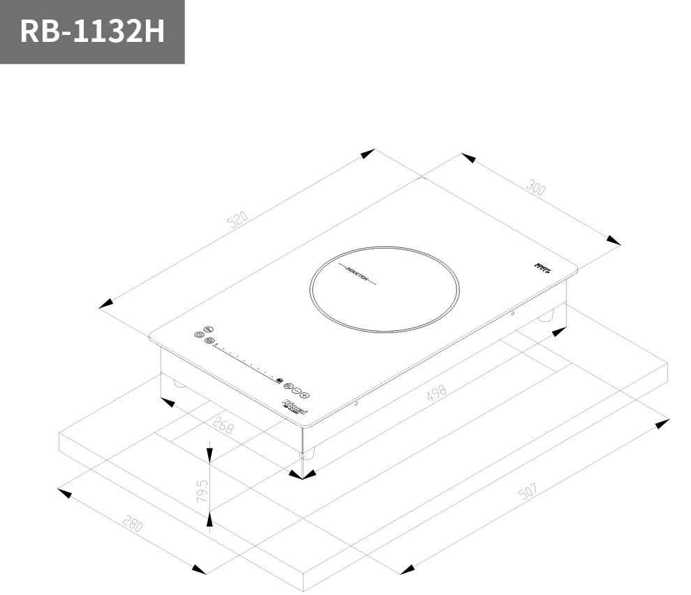 林內 RB-1132H IH智慧感應爐(附煮飯功能)