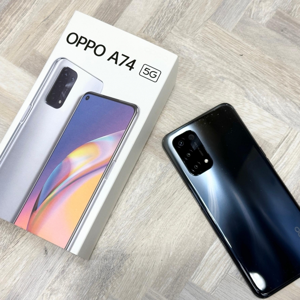 超新品OPPO A74 (5G) 6+128 高通處理器  玩遊戲不卡頓 四鏡頭相機