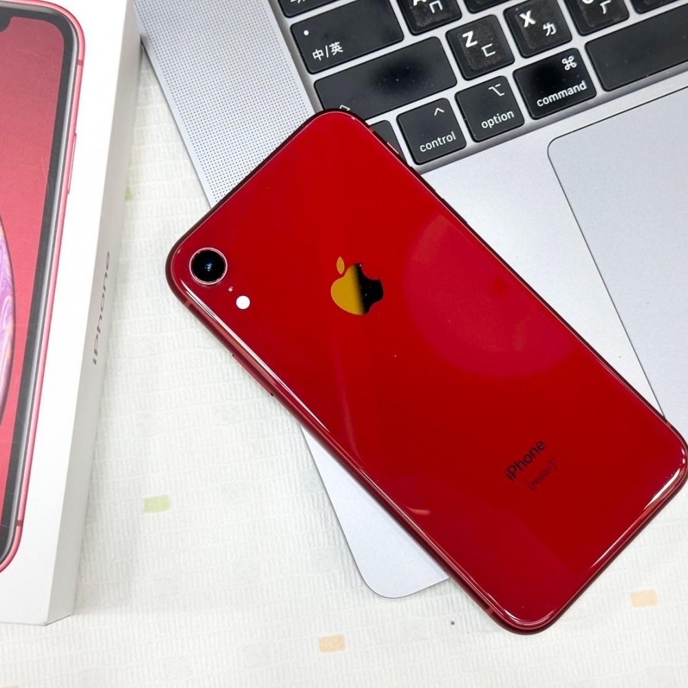 IPHONE XR 128G 紅色 電池90% 有盒裝