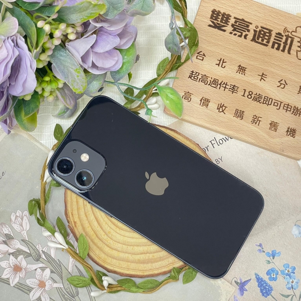 IPHONE 12 mini 64G 黑 電池86% 無盒裝