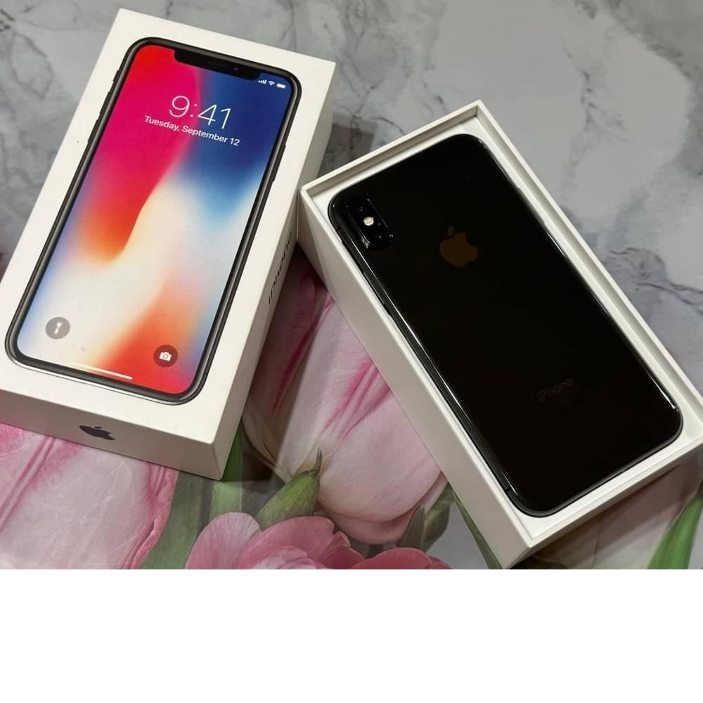 IPhone X 64G 黑色 電池100% 有盒裝配件