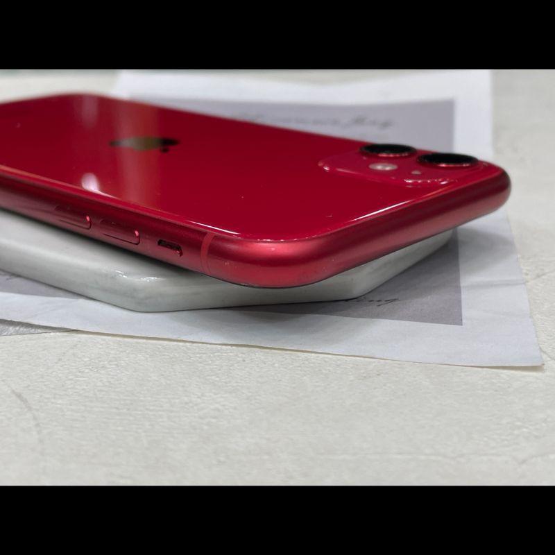 IPhone 11 128G 紅 副廠電池100% 無盒裝 有配件