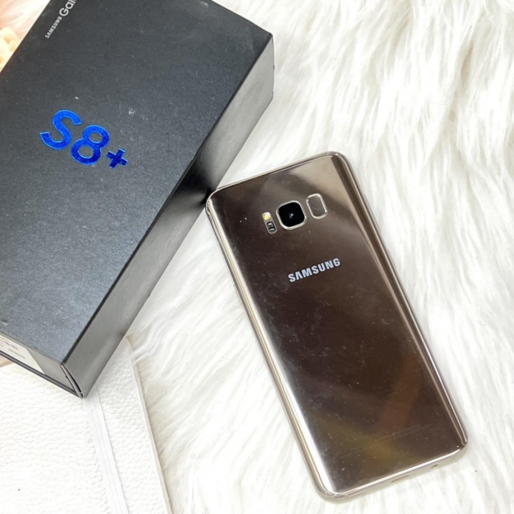 SAMSUNG Galaxy S8+ (4+64G) 金 些許烙印 有盒裝 有配件