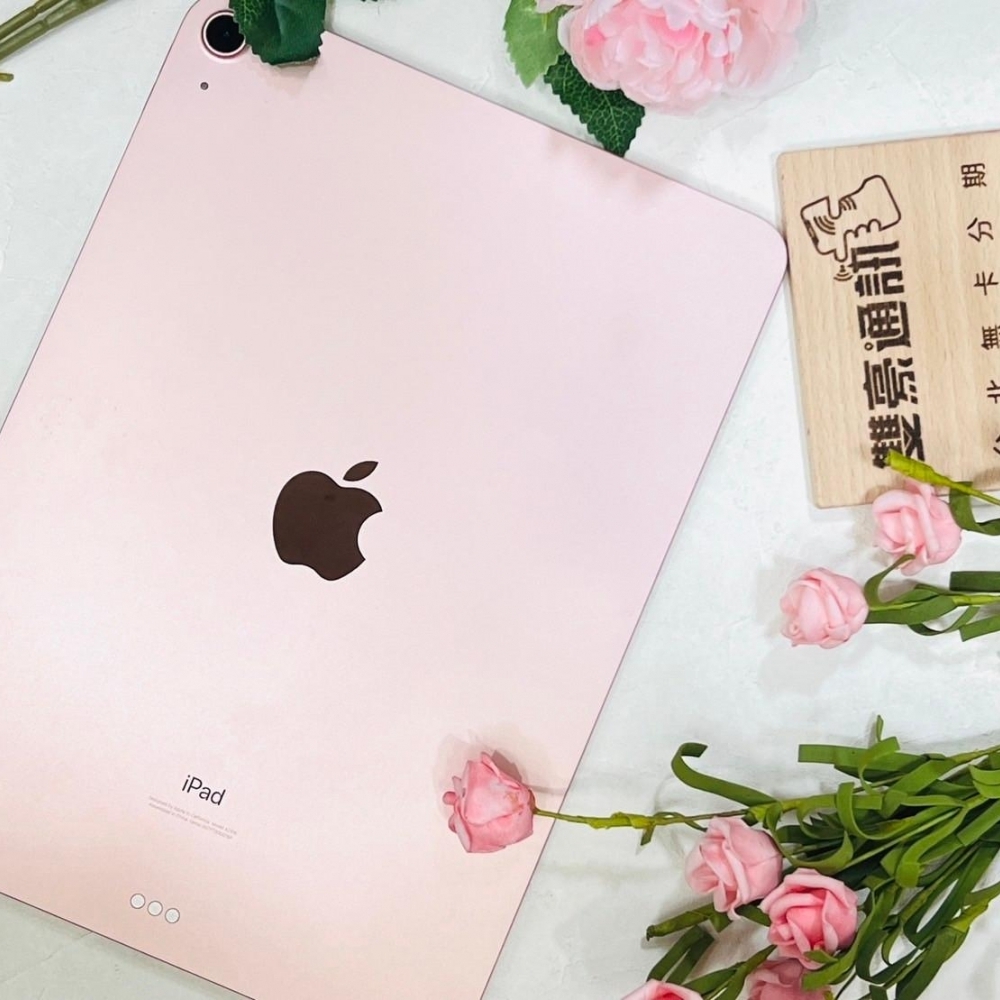 iPad Air 4 64G Wifi版 粉 電池94％ 無盒裝有配件