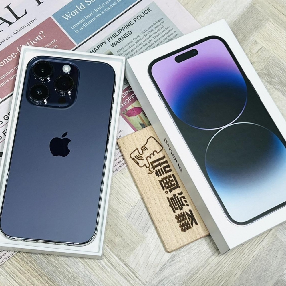 iPhone 14 Pro 128G 紫 電池90% 有盒裝 有配件