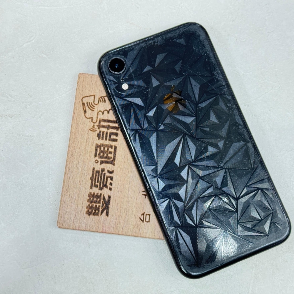 iPhone XR 128 G 黑 電池100%全機包膜  無盒裝有配件