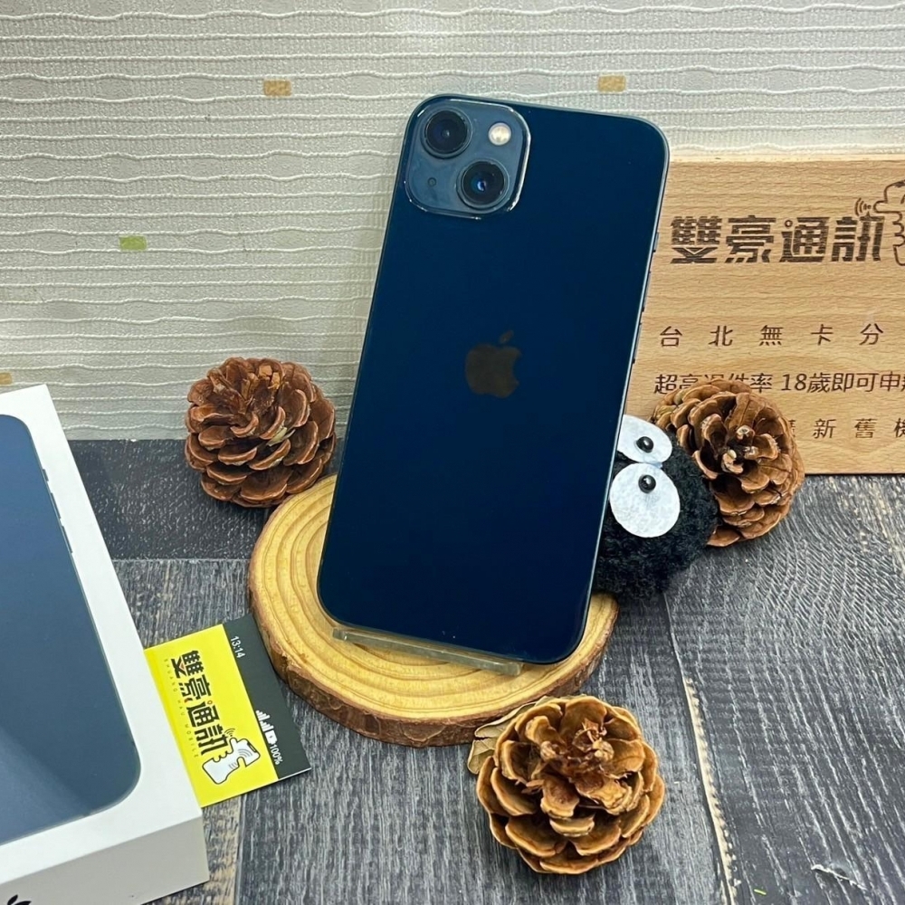 iPhone 13 128g 黑 電池100% 有盒裝有配件 