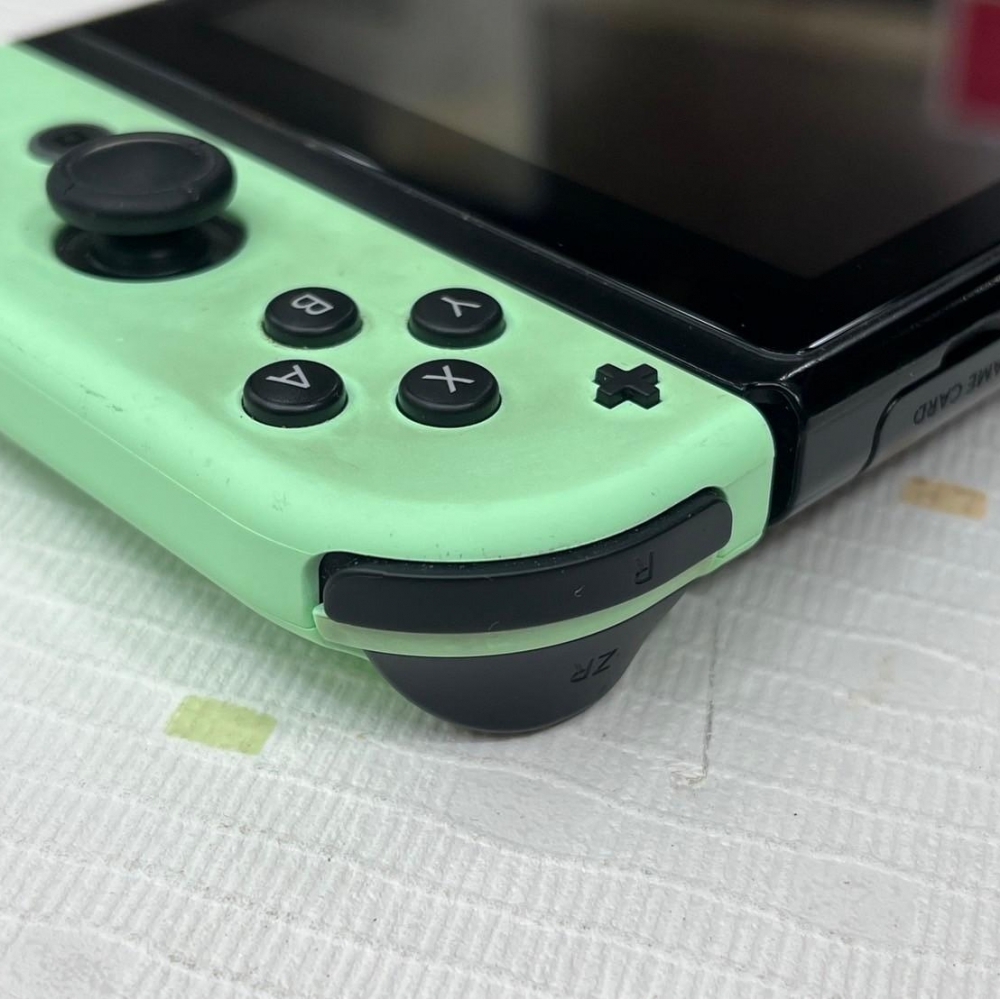 Switch 主機 電力加強版＋４片遊戲卡帶＋副廠搖桿一組 整套一起買 超划算 無盒裝有配件