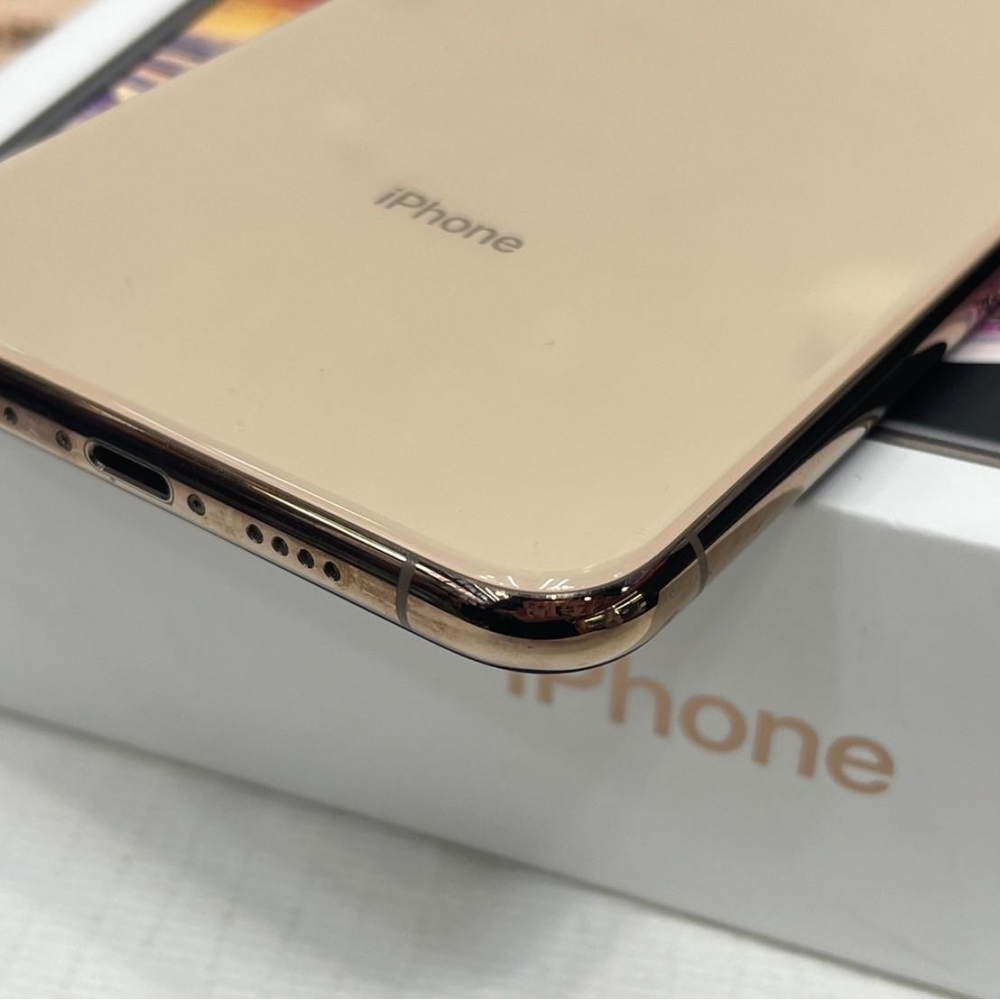 iPhone XS max  256g 金 副廠電池100%  有盒裝有配件