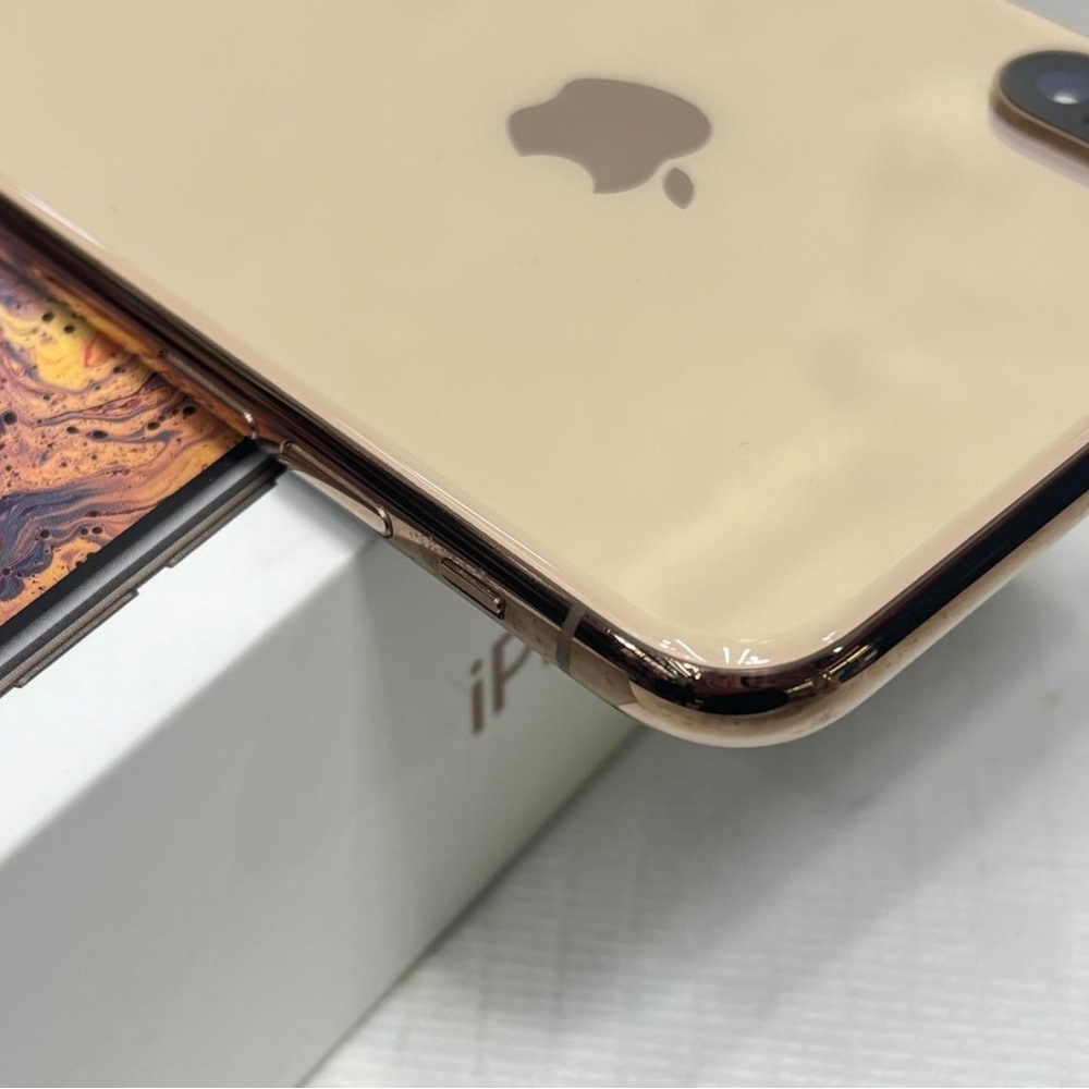 iPhone XS max  256g 金 副廠電池100%  有盒裝有配件