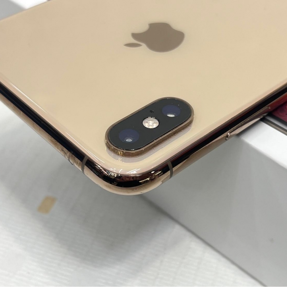 iPhone XS max  256g 金 副廠電池100%  有盒裝有配件