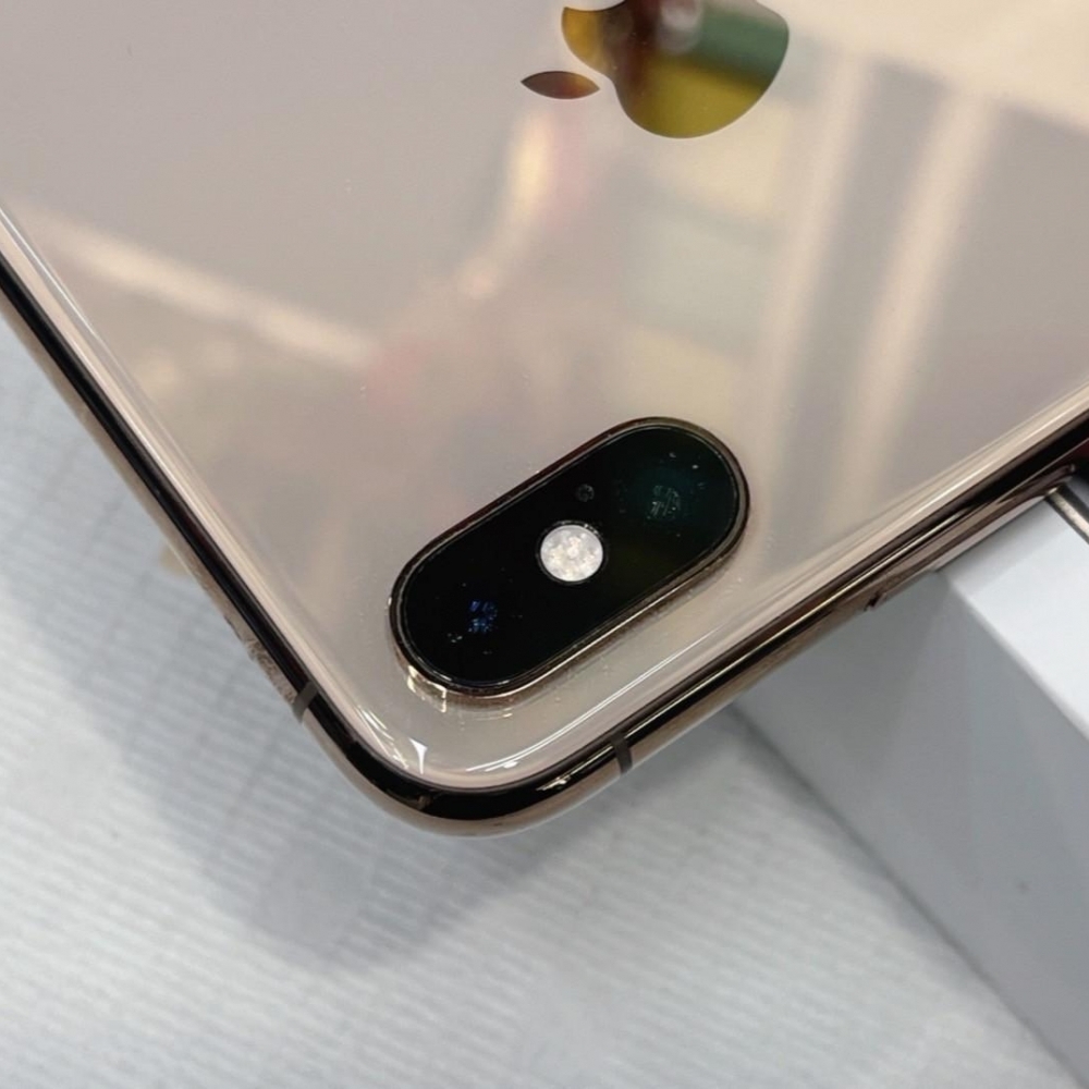 iPhone XS max  256g 金 副廠電池100%  有盒裝有配件