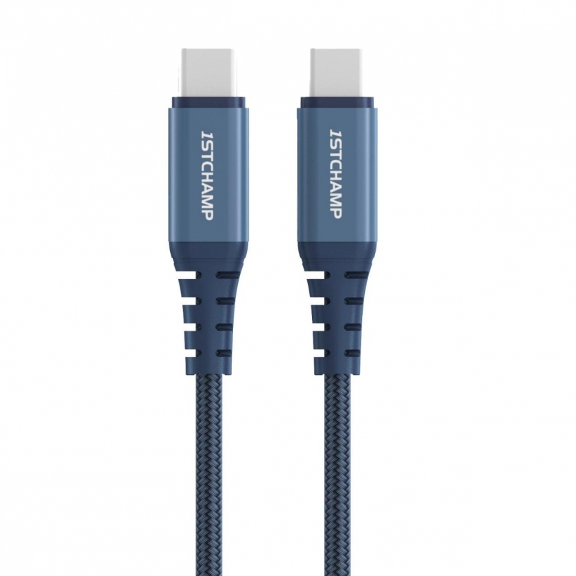 First Champion USB Type-C 至 Type-C Cable, 100W, 尼龍