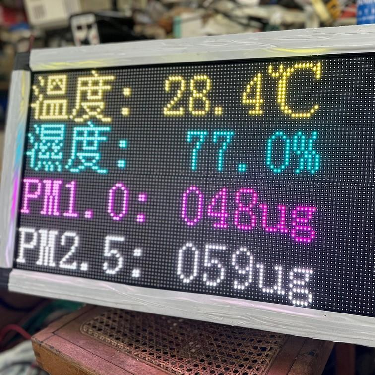 環境監測字幕機